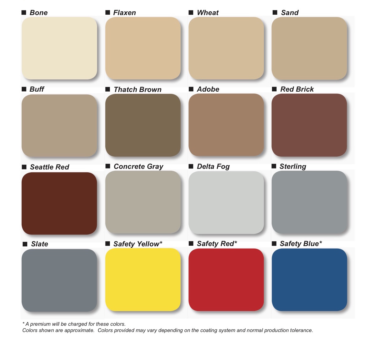 CustomCrete | Pigmented Epoxy Color Options